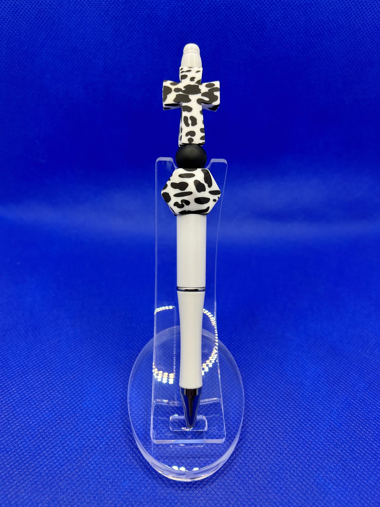 Cow Print Cross || Pen