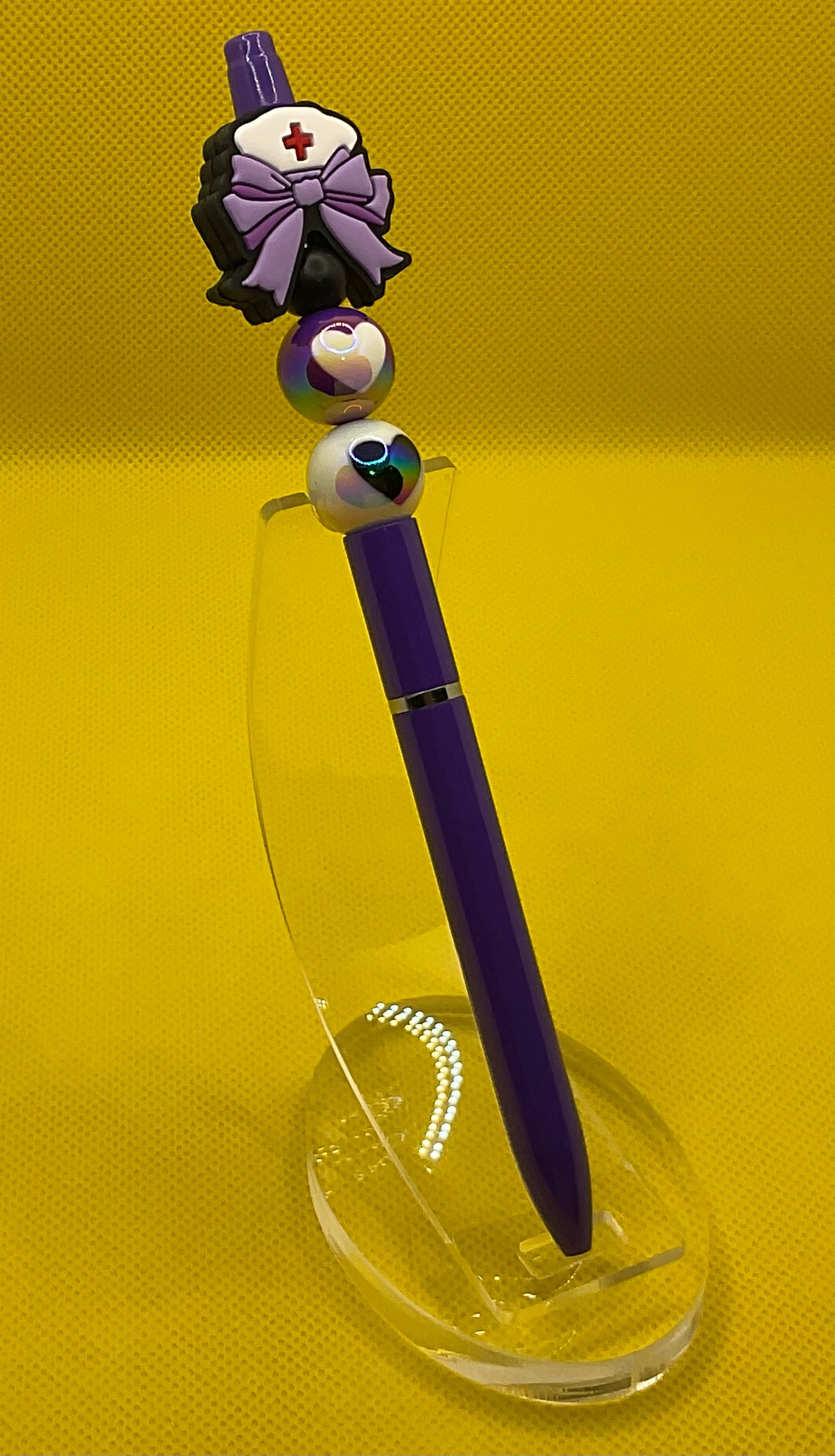 Nurse Bow purple || Pen