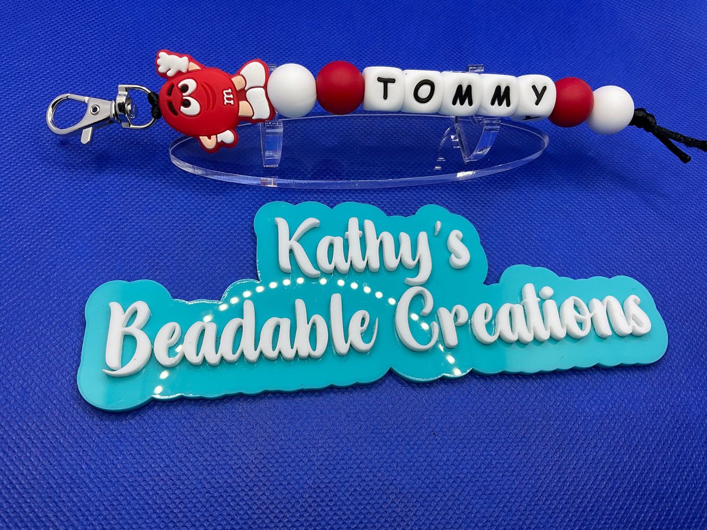 Personalized Backpack Keychain