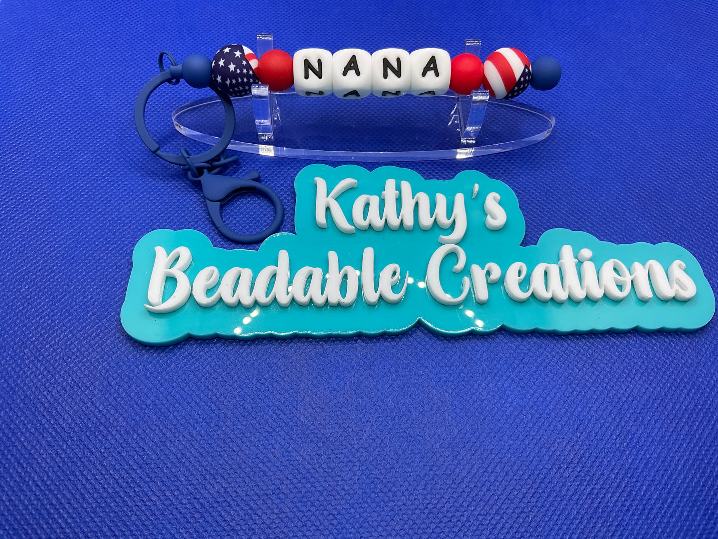 Personalized Backpack Keychain