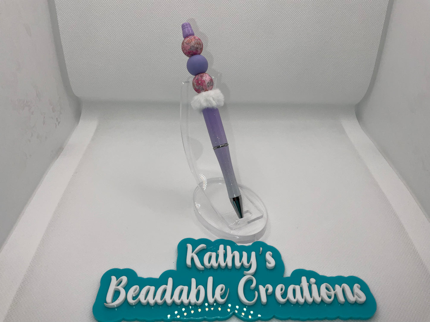 Purple Floral || Pen