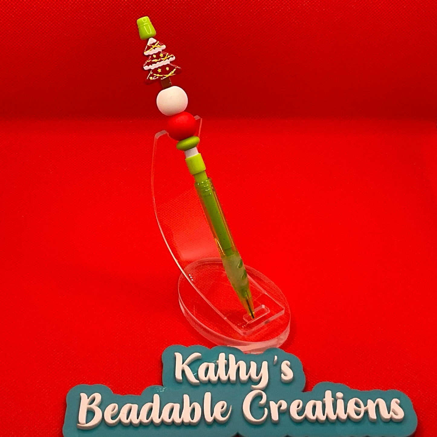 Christmas Red Tree || Mechanical Pencil