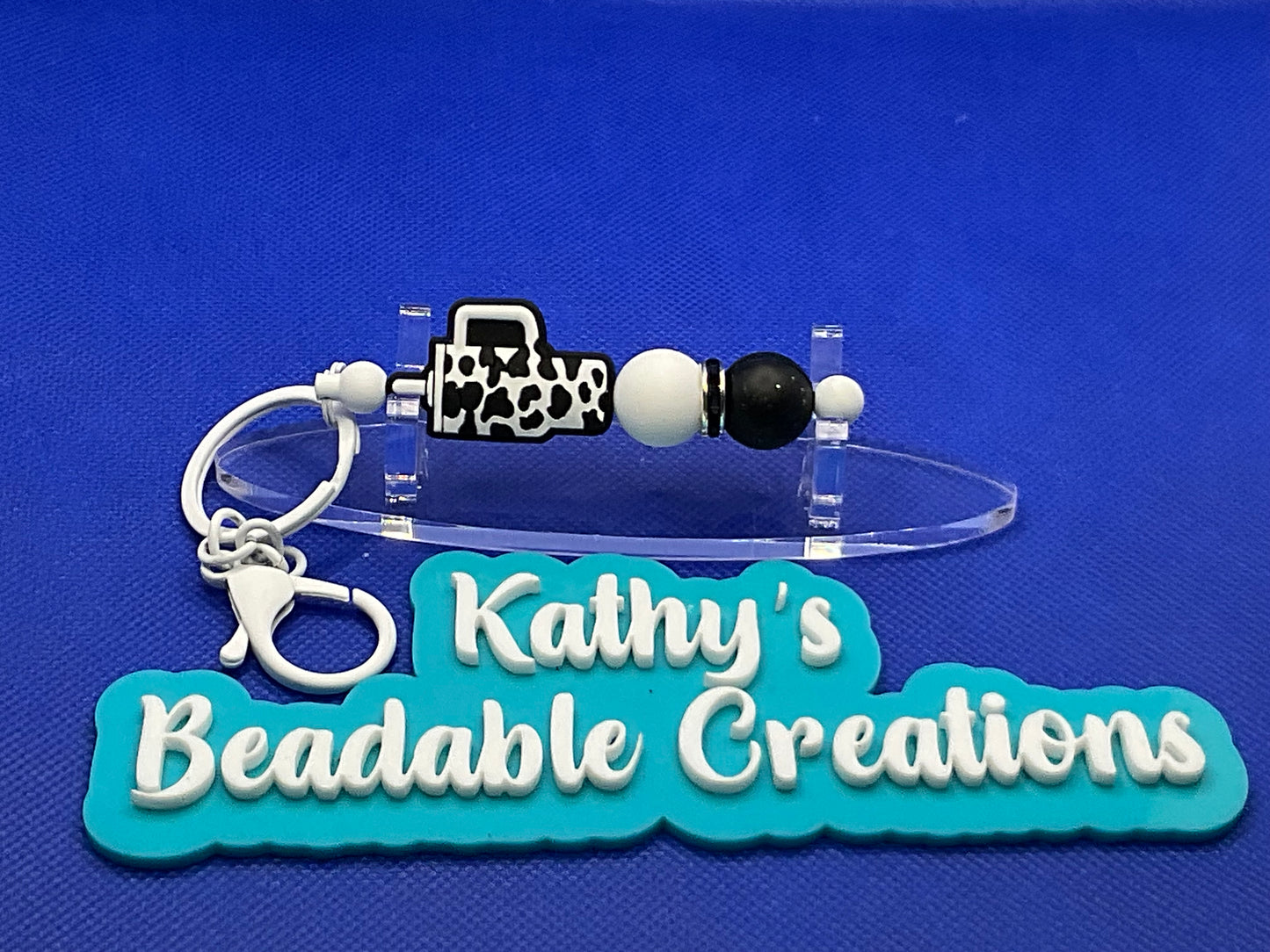 Cow Print Tumbler || Keychain