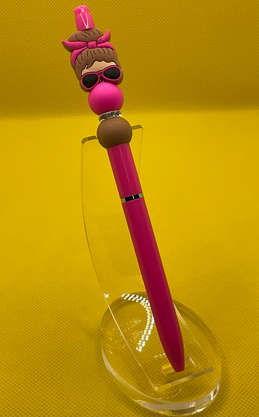 Messy bun - pink || Pen