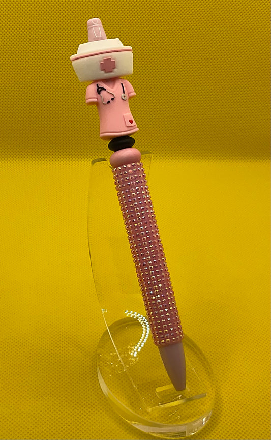 Nurse scrubs pink || Pen